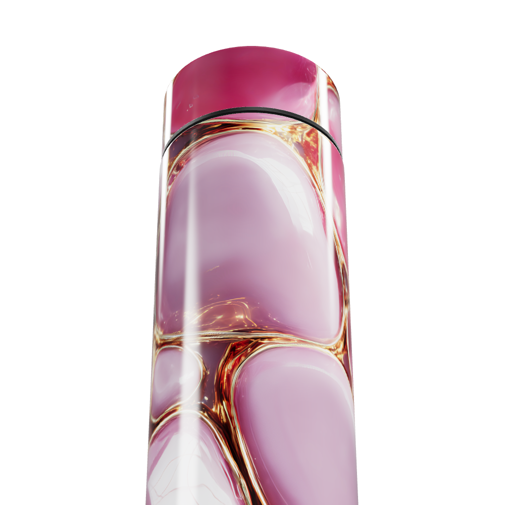 Garrafa Térmica Touch - Rosa Marmorizada