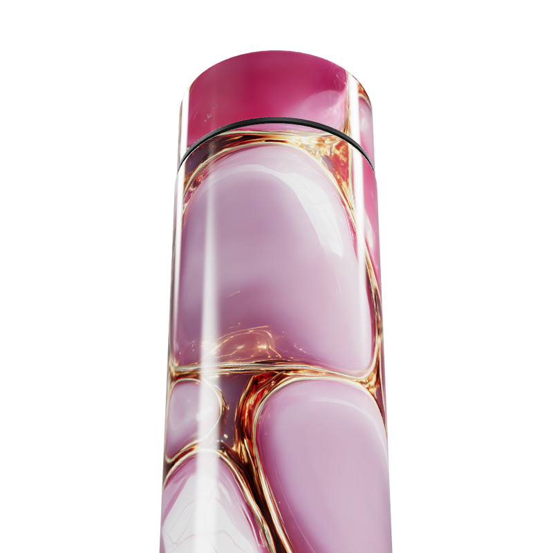 Garrafa Térmica Touch - Rosa Marmorizada
