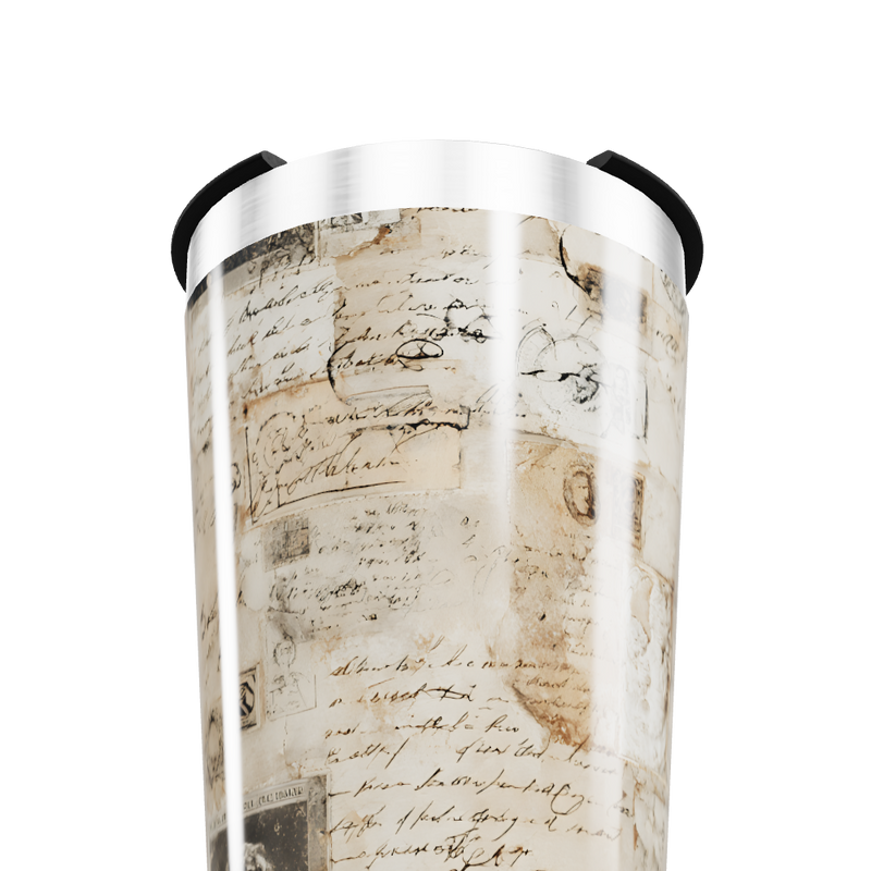 Copo Térmico - Estampa Vintage Papel