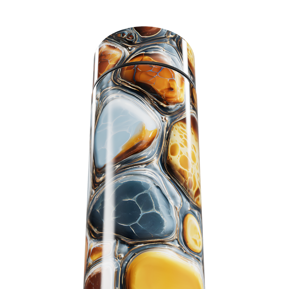 Garrafa Térmica Touch - Estampa Pedras Coloridas