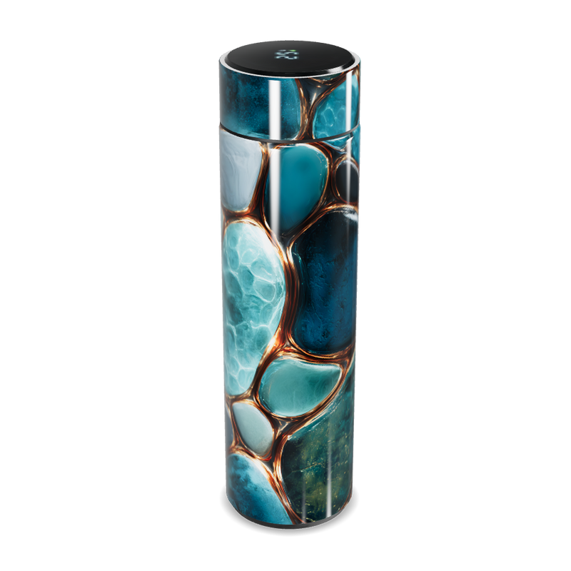 Garrafa Térmica Touch - Azul Pedra Digital