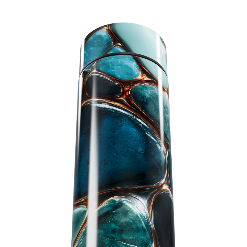 Garrafa Térmica Touch - Azul Pedra Digital