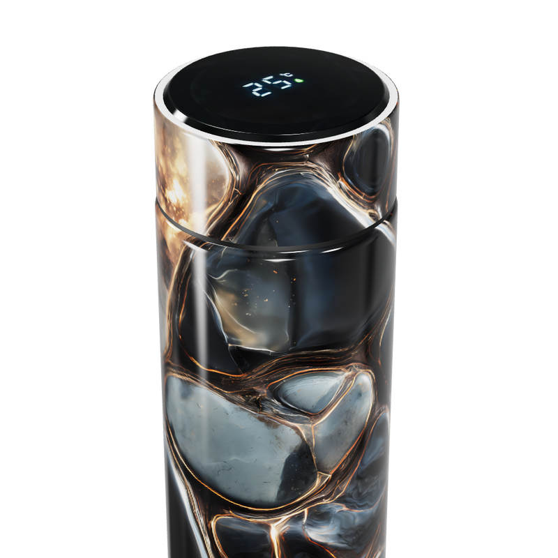 Garrafa Térmica Touch - Marmorizada Digital