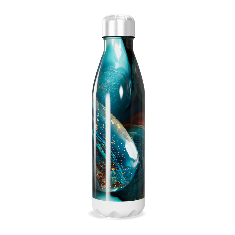 Garrafa Inox - Azul Abstrato 750ml