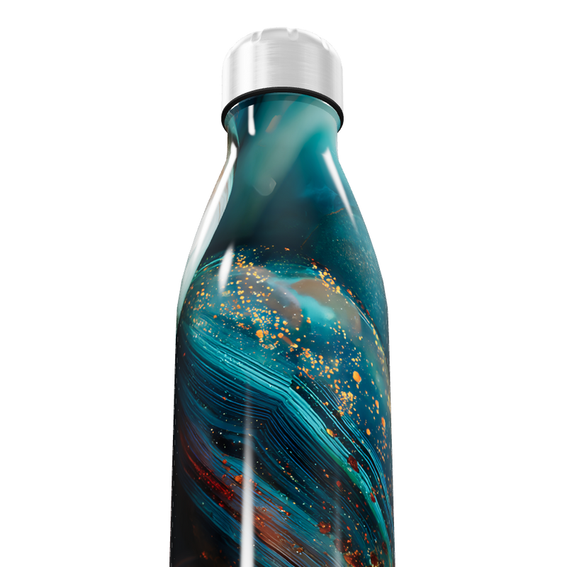 Garrafa Inox - Azul Abstrato 750ml