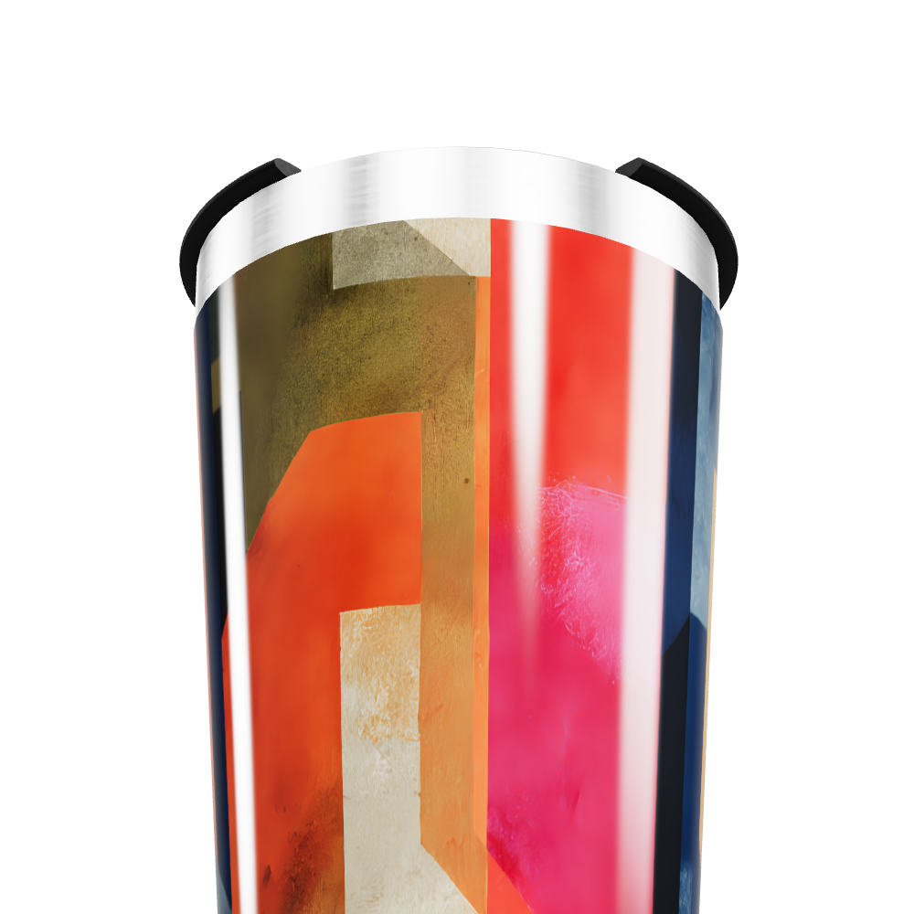 Copo Térmico - Estampa Geométrica Colorida