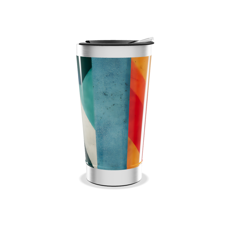 Copo Térmico - Estampa Geométrica Colorida