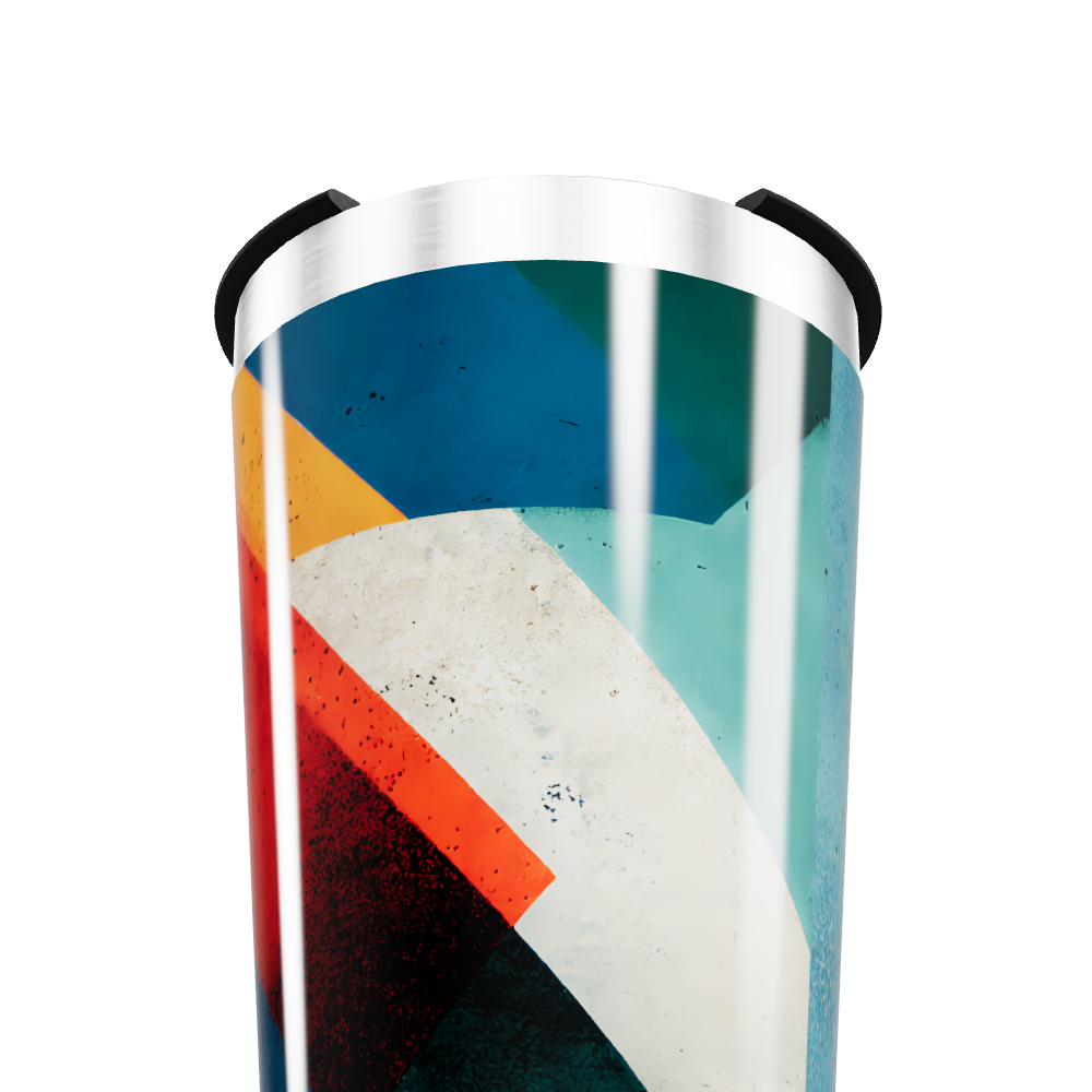 Copo Térmico - Estampa Geométrica Colorida