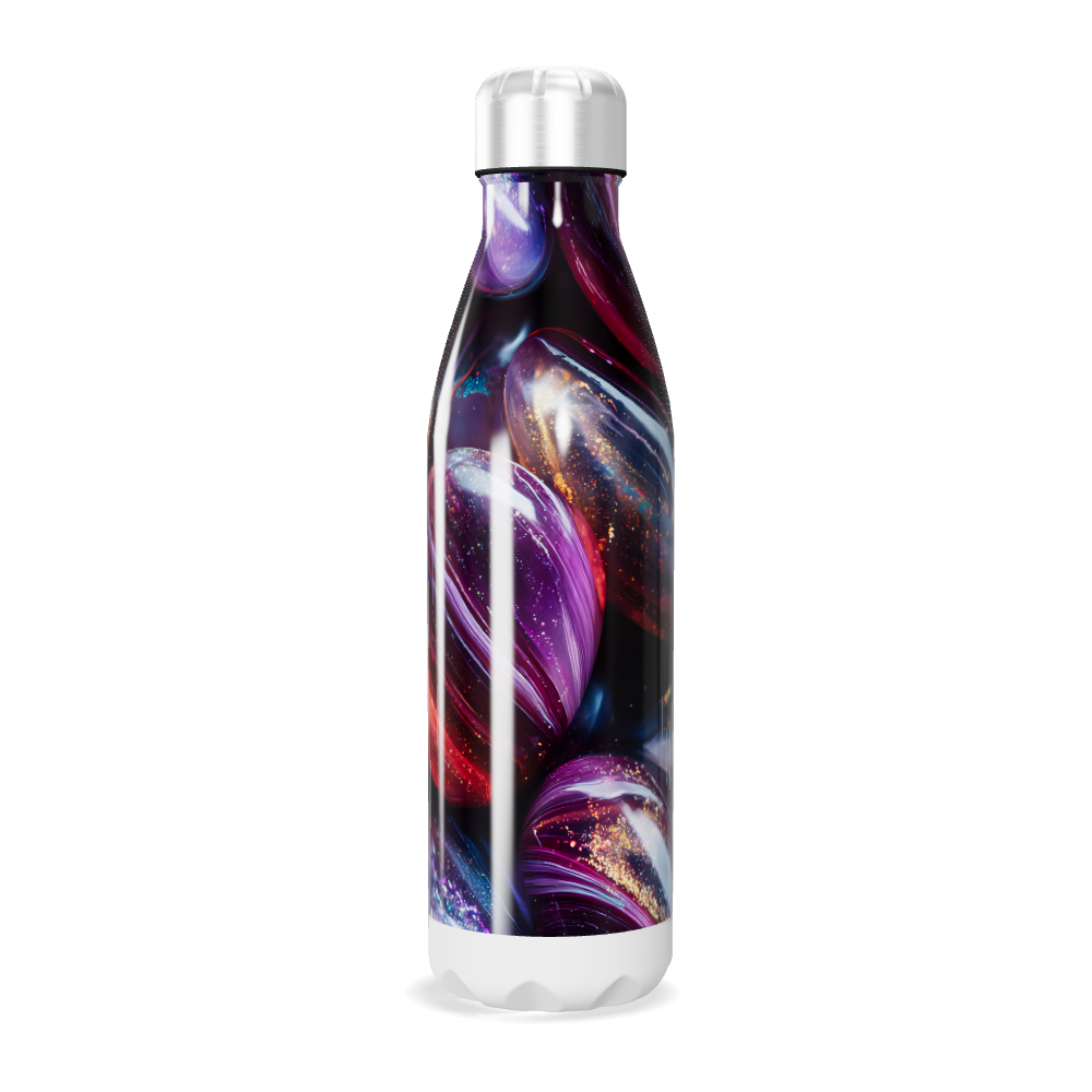 Garrafa Inox - Estampa Galáxia Colorida