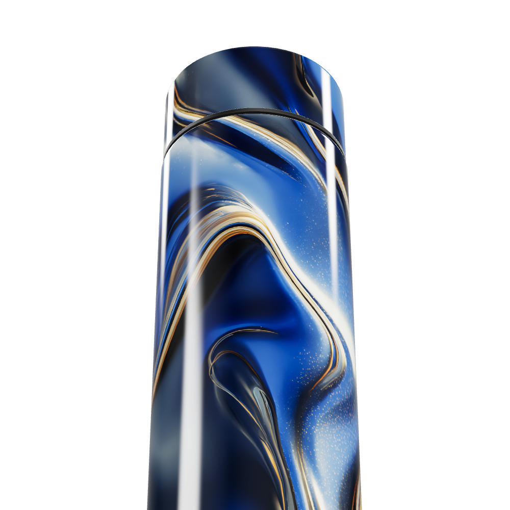 Garrafa Térmica Touch - Azul Marmorizada