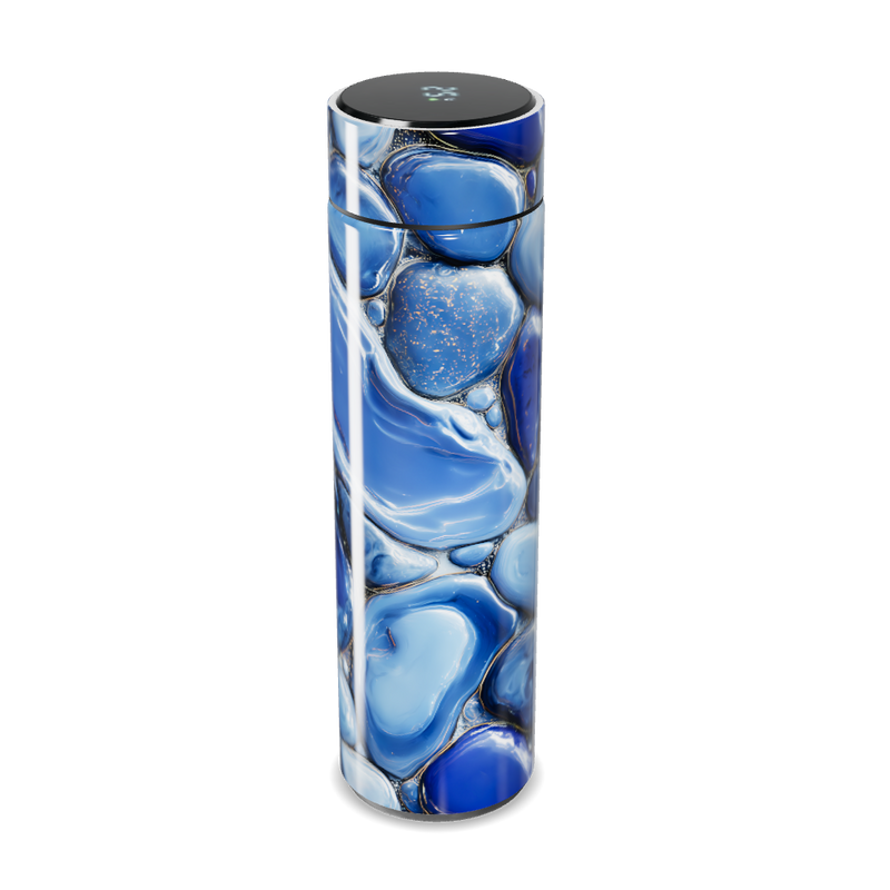 Garrafa Térmica Touch Azul Mármore