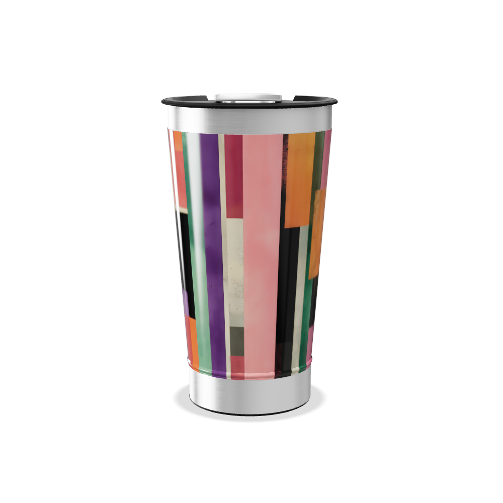 Copo Térmico - Estampa Geométrica Colorida