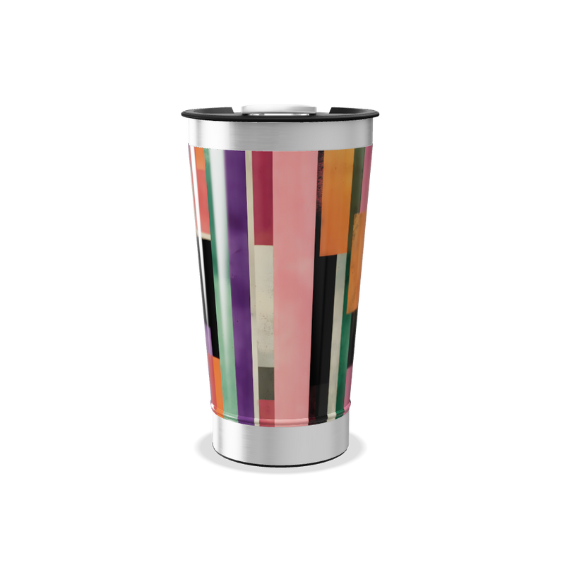 Copo Térmico - Estampa Geométrica Colorida