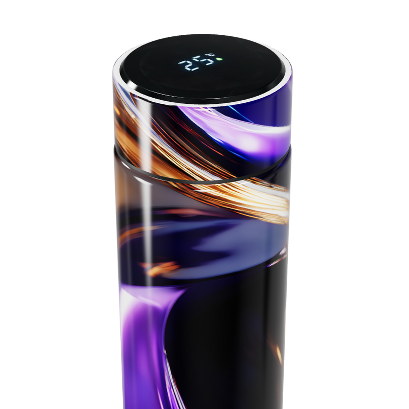 Garrafa Térmica Touch Estampa Abstrata Colorida