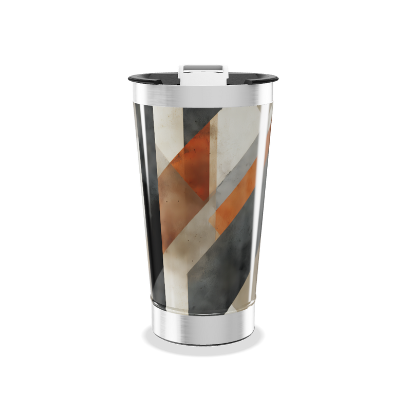 Copo Térmico - Estampa Geométrica Colorida