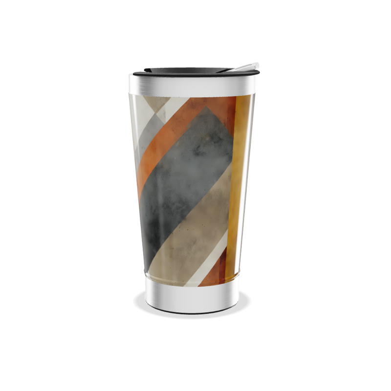 Copo Térmico - Estampa Geométrica Colorida