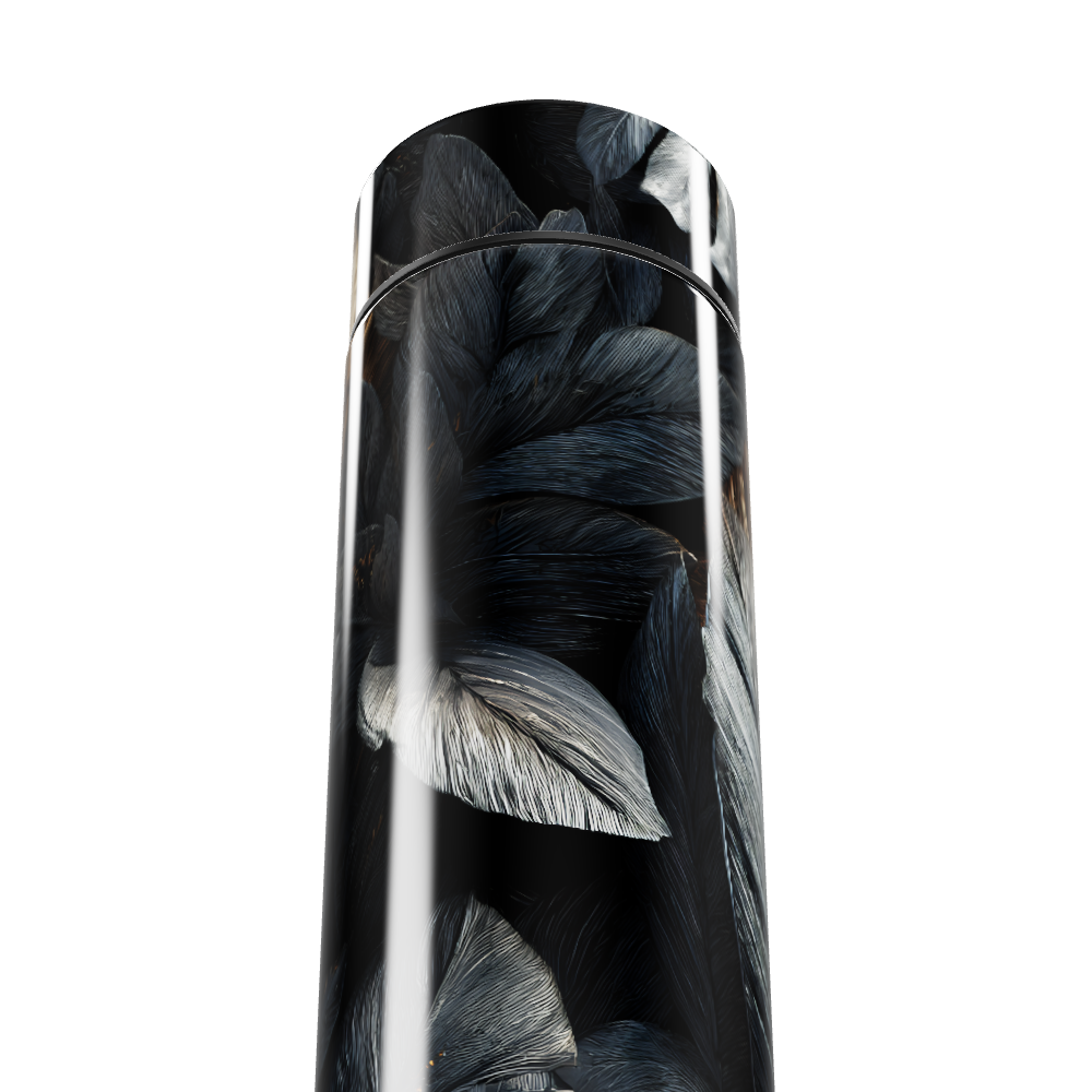 Garrafa Térmica Touch - Estampa de Penas