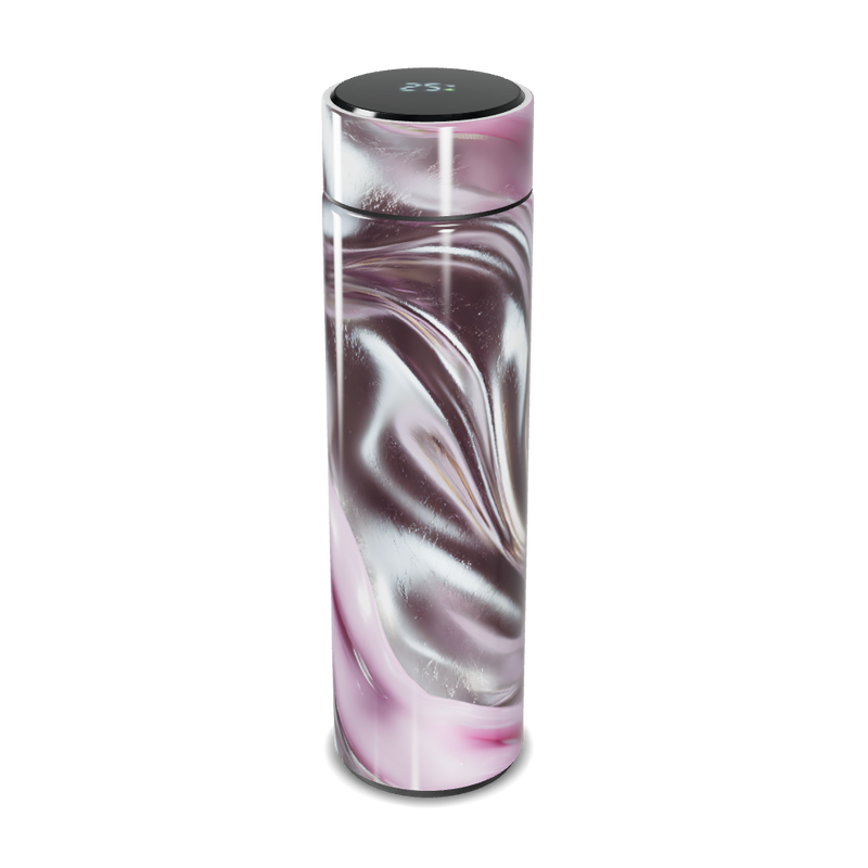 Garrafa Térmica Touch - Mármore Rosa Digital