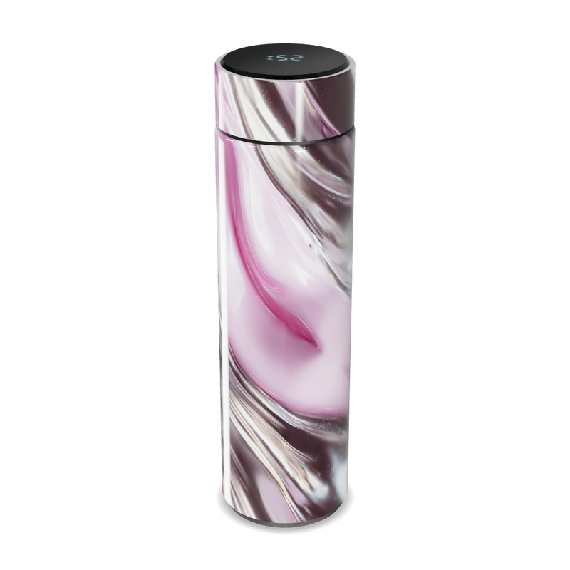 Garrafa Térmica Touch - Mármore Rosa Digital