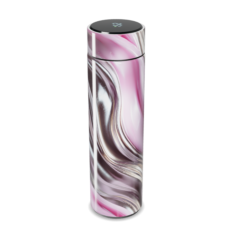 Garrafa Térmica Touch - Mármore Rosa Digital