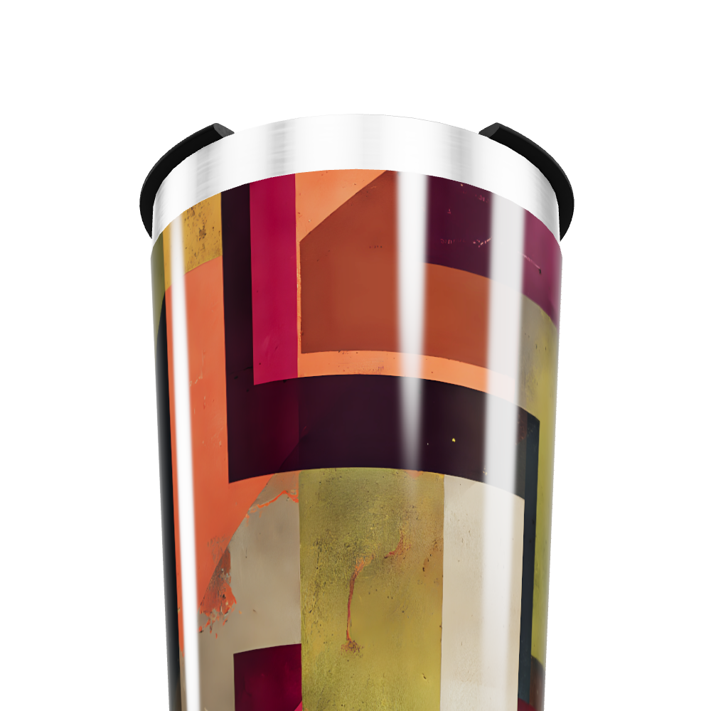 Copo Térmico - Estampa Geométrica Colorida