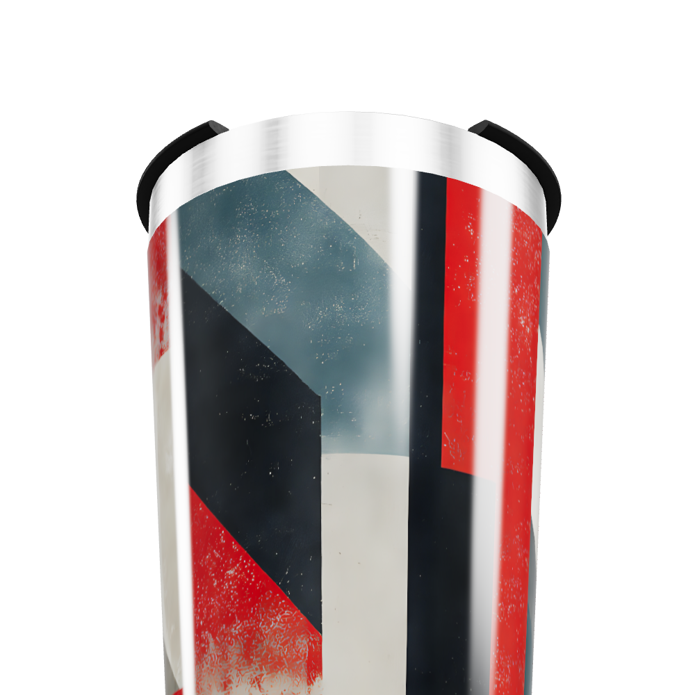 Copo Térmico - Estampa Geométrica Colorida