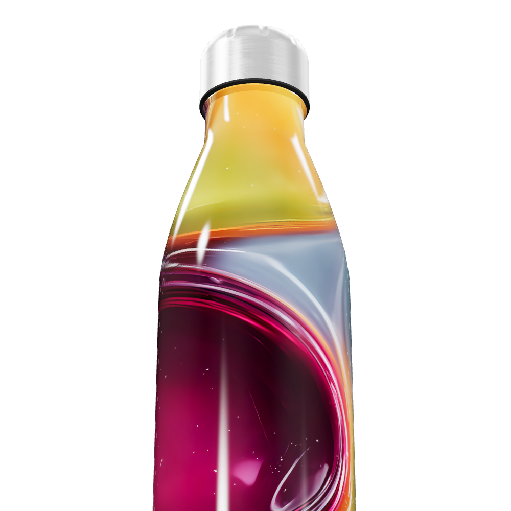 Garrafa Inox Multicolorida Design Moderno