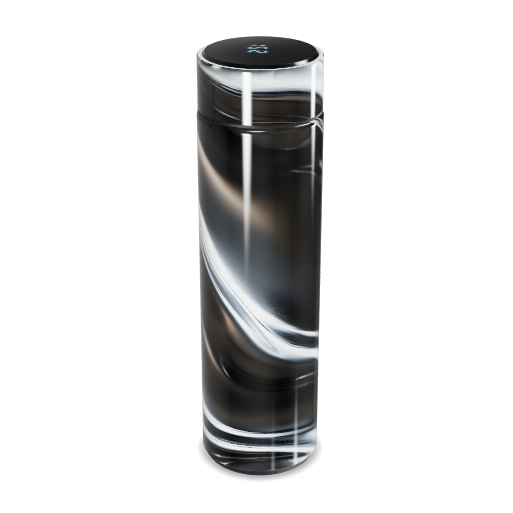 Garrafa Térmica Touch - Design Preto e Branco