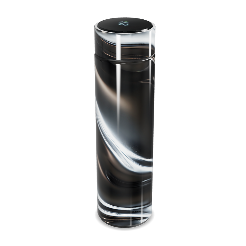 Garrafa Térmica Touch - Design Preto e Branco