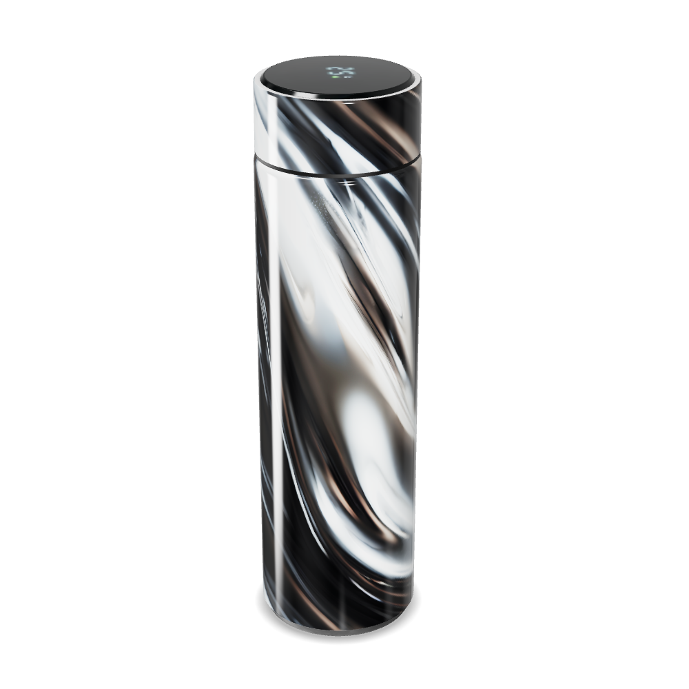 Garrafa Térmica Touch - Design Preto e Branco