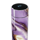 Garrafa Térmica Touch Roxa - Design Marmorizado