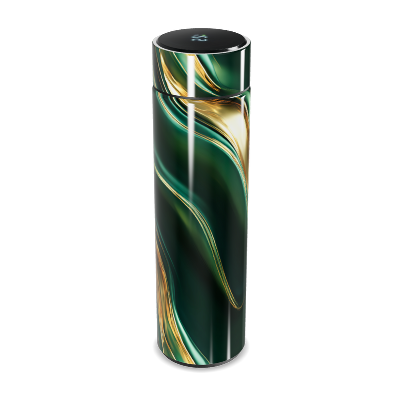 Garrafa Térmica Touch - Verde Marmorizada