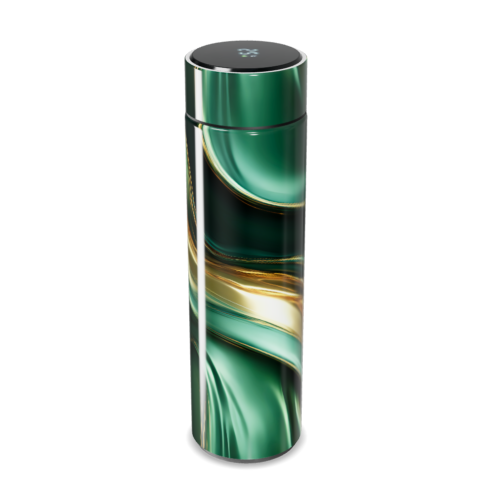 Garrafa Térmica Touch - Verde Marmorizada