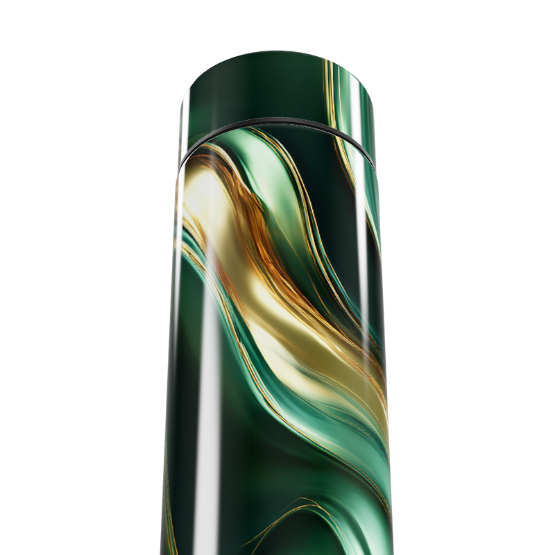 Garrafa Térmica Touch - Verde Marmorizada