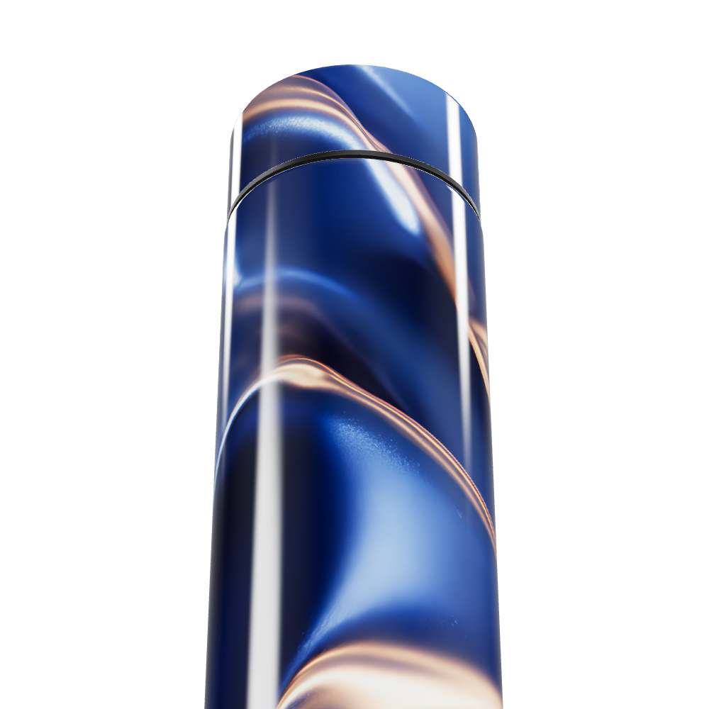 Garrafa Térmica Touch - Azul Marmorizado Digital