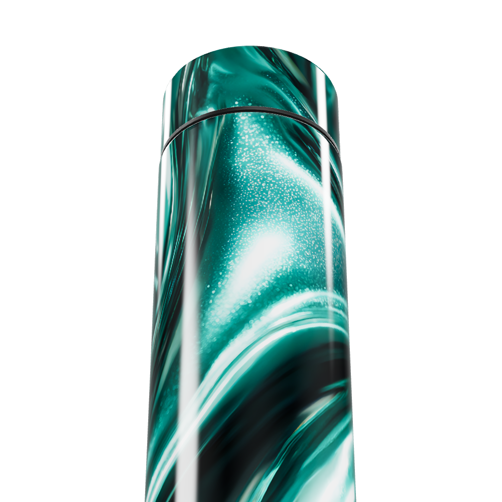 Garrafa Térmica Touch - Verde Marmorizada