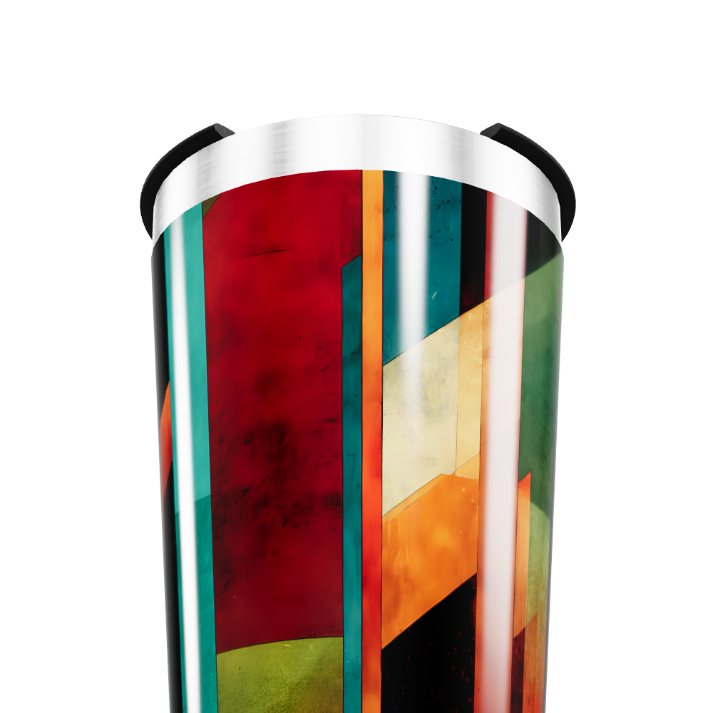 Copo Térmico - Estampa Geométrica Colorida