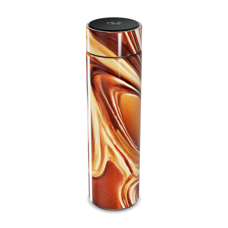 Garrafa Térmica Touch - Design Mármore Marrom