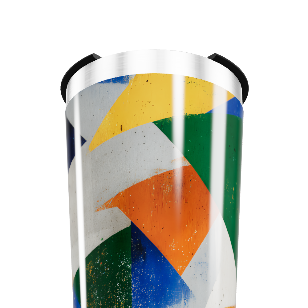 Copo Térmico - Estampa Geométrica Colorida