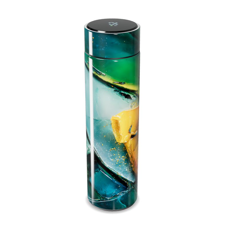 Garrafa Térmica Touch - Verde Abstrato