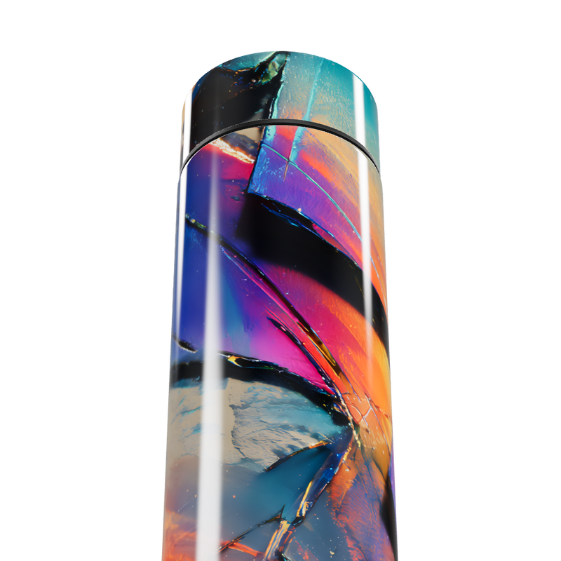 Garrafa Térmica Touch - Estampa Colorida Abstrata