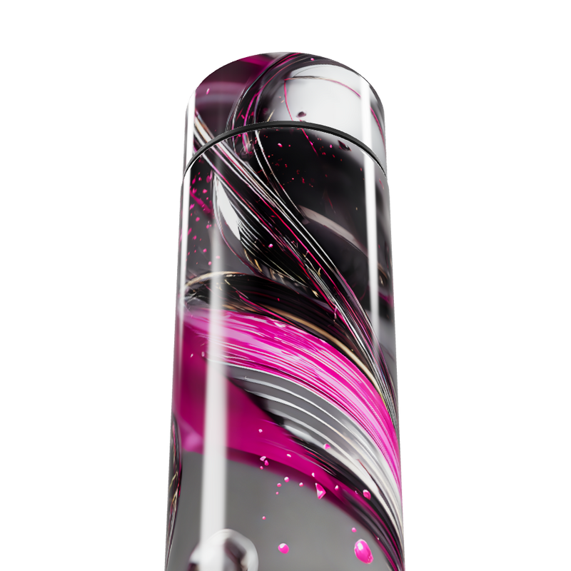 Garrafa Térmica Touch - Design Rosa e Preto