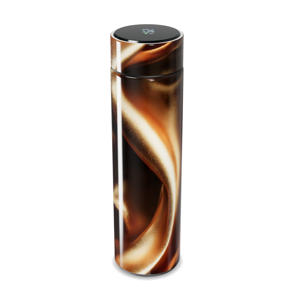 Garrafa Térmica Touch - Estampa Marrom Metálica