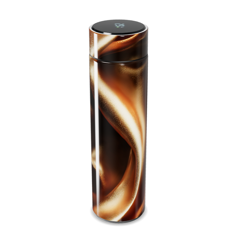 Garrafa Térmica Touch - Estampa Marrom Metálica