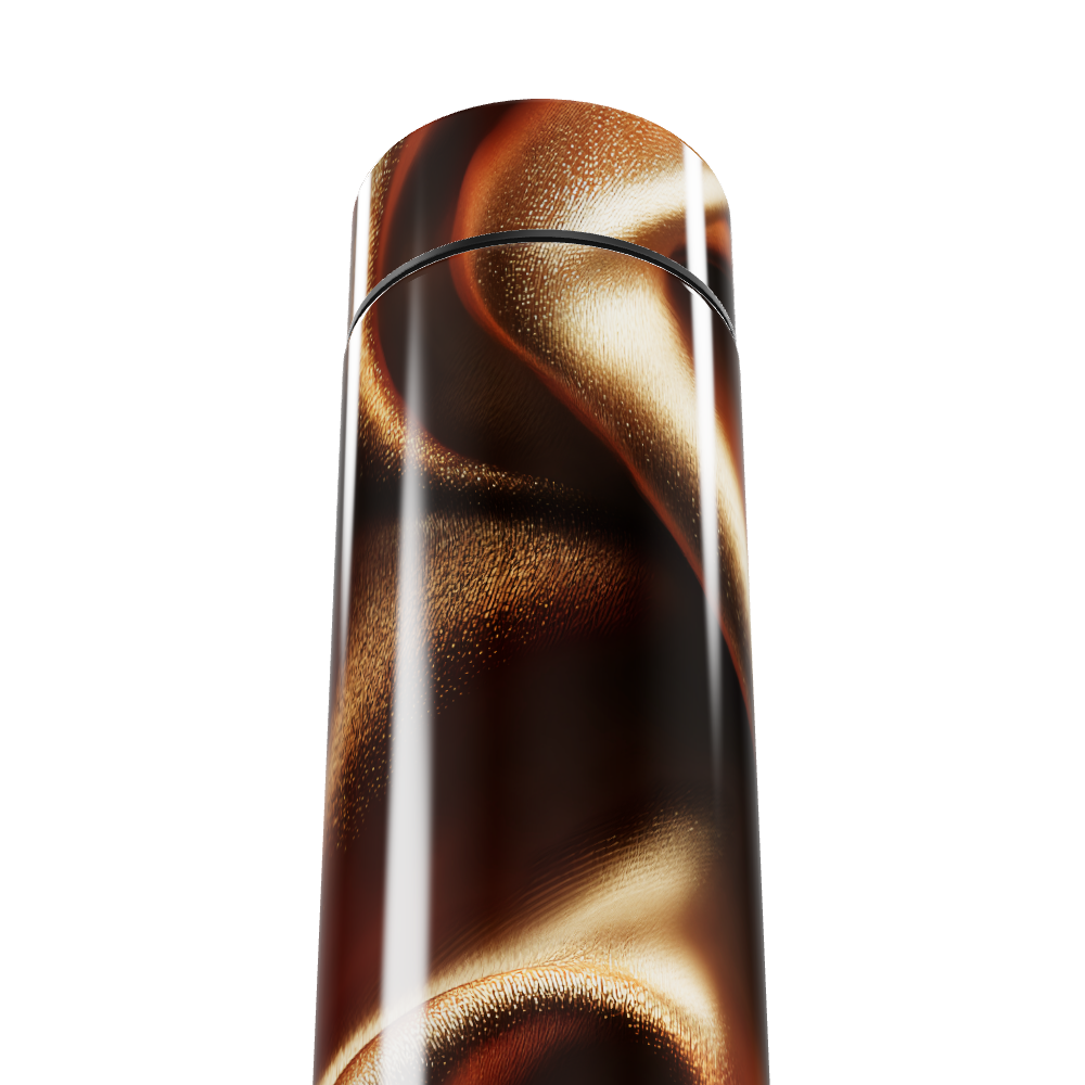 Garrafa Térmica Touch - Estampa Marrom Metálica