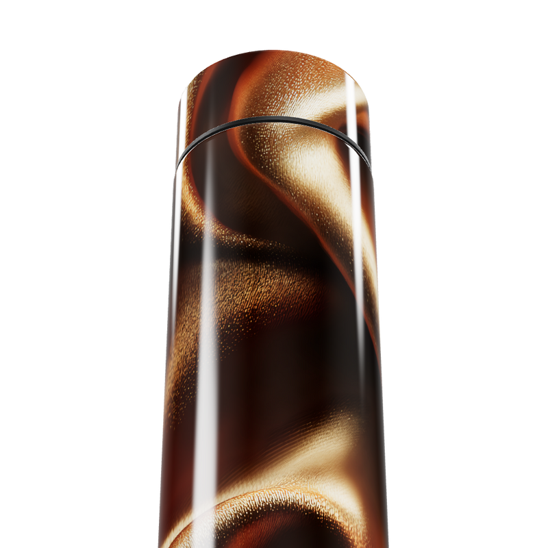 Garrafa Térmica Touch - Estampa Marrom Metálica