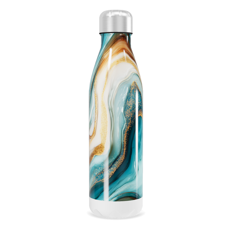 Garrafa Inox - Estampa Marmorizada