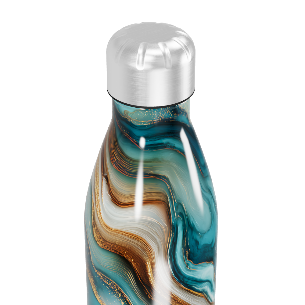 Garrafa Inox - Estampa Marmorizada