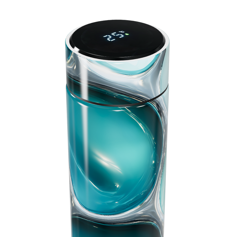 Garrafa Térmica Touch - Azul com Design Moderno