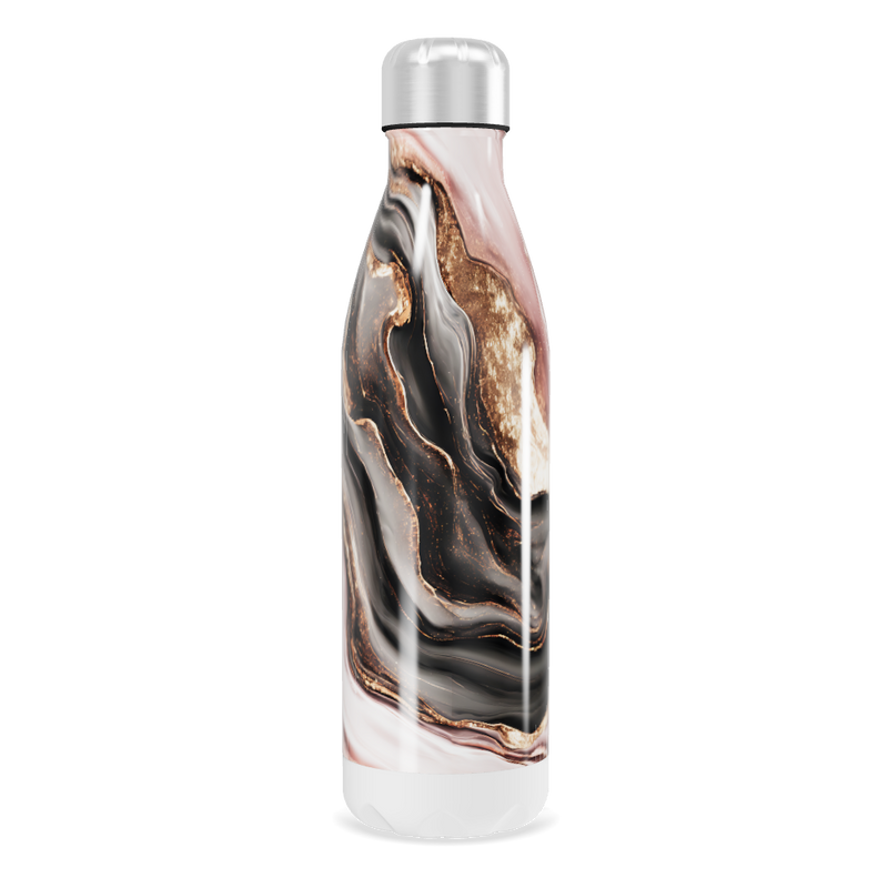 Garrafa Inox Estampa Mármore